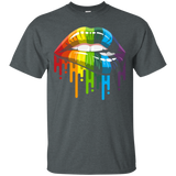 Lgbt Gay Homosexual Lesbian Rainbow Lips Pride