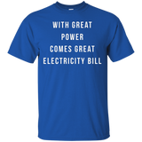 With Great Power Electricity Bill shirt_Black