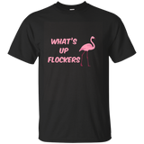 What's Up Flockers Pink Flamingo T-shirt_asphalt=