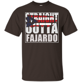 Straight Outta Fajardo Puerto Rico Shirt Gift_Black