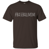 #baseballmom T-shirt_black