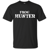 Frog Hunter T Shirt For Men, Women, Kids_black=