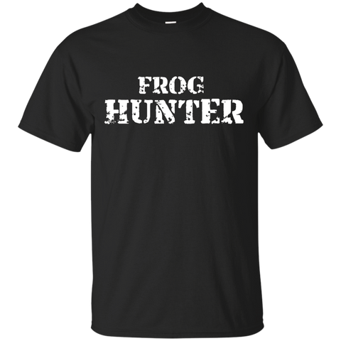 Frog Hunter T Shirt For Men, Women, Kids_black=