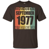Legends Born In September 1977 T-shirt 40th Birthday Gifts