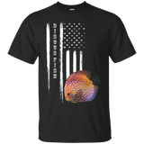 Diskus Fish Aquarium Us America Usa United States T-shirt_black