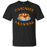 Pancakes And Pajamas Syrup Traditional Breakfast Tee_Black