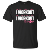 On The Good Days I Workout T Shirt_Black