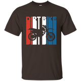Retro RWnB Dirt Bike Silhouette T-Shirt_Black