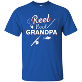 Reel Cool Grandpa Shirt Funny Fishing T Shirt For Grandpa_Black