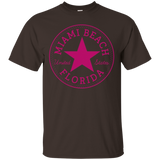 MIAMI BEACH - FLORIDA United States USA T-Shirt Relaxed Fit_Black