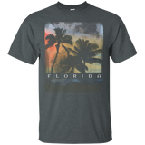 Retro Florida Beach Shirt Cool Ocean Tshirt Women Men Kids_Black