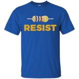 Resist! Funny Electronic and Science Geek Tshirt_Black