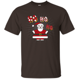 Retro Santa Ho Ho Ho Shirt, Cute Funny Christmas Gift_Black