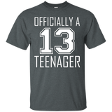 Official Teenager Tshirt Funny 13th Birthday Thirteen_Black