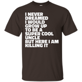 Super Cool Uncle T Shirt - Funny Gift T-Shirt for Uncle_Black