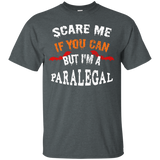 Scare Me If You Can But I'm A Paralegal Halloween T-Shirt_Black