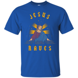Jesus Raves T-shirt - Cool Christian Dance Party Dj