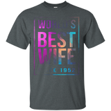 Womens World's Best Wife Since 1952 anniversary premium t-shirt_Black