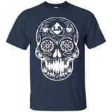 Dia De Los Muertos Sugar Skull La Los Angeles Tee Shirt_black