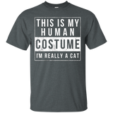 I'm Really A Cat Costume Halloween Shirt Funny Gift