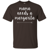 Women's Mama needs a margarita Mothers Day Mom T-Shirt_Black