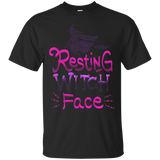 Resting Witch Face Shirt For Funny Halloween Broom Stick_black=