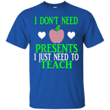 I Just Need To Teach Funny Teacher Christmas Teaching Shirt_black=