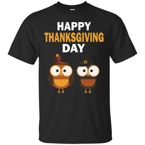 Happy Thanksgiving Day T Shirt_black