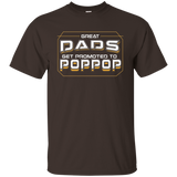 Great Dads Get Promoted To Poppop - Coolest Grandpa Shirt_black=