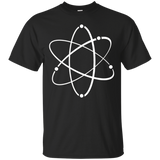 Retro Atomic Atom Symbol T-shirt_Black