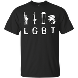 Liberty Guns Beer Trump T-shirt Funny Lgbt Shirt