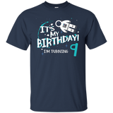 It's My Birthday I'm Turning 9 T-shirt 9th Astronaut Kids
