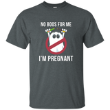 No Boos For Me I'm Pregnant T-Shirt Halloween Maternity_Black
