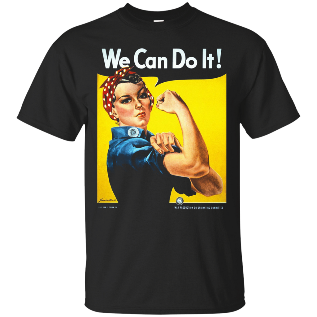 We Can Do It T-shirt_Black