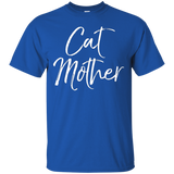 Cat Mother Shirt Fun Cute Mom Feline Tee_black