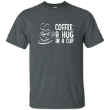 Coffee A Hug In A Cup Black Coffee Mug T-shirt For Men Women_dark=