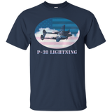 Cool Ww2 Fighter Plane P-38 Lightning_black