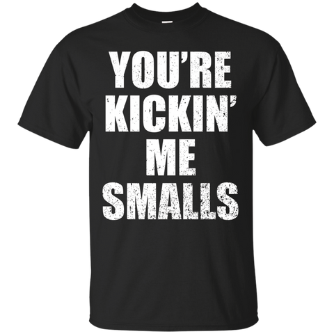 You're Kickin Me Smalls - Funny Pregnant Women Shirt_Black