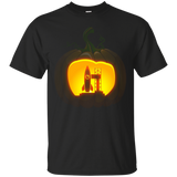 Rocket Pumpkin Halloween Shirt_black=