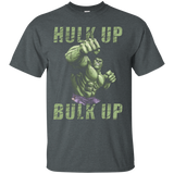 The Incredible Hulk Tough Hulk Up Bulk Up Badge T-Shirt_Black