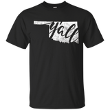 Oklahoma shirt for women or men Oklahoma y'all t-shirt_Black
