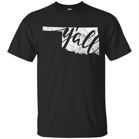 Oklahoma shirt for women or men Oklahoma y'all t-shirt_Black