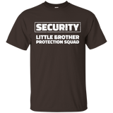 Security Little Brother Protection Squad T Shirt_Black