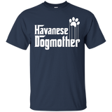 Womens Havanese Dog Mom T-shirt_black=