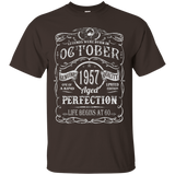 Legends Were Born In October 1957 T Shirt 60th Birthday Gift