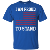 I Am Proud To Stand I Don't Kneel Distressed Tee_black