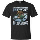 Loch Ness Monster And Bigfoot Shirts Best Hide And Seek Team