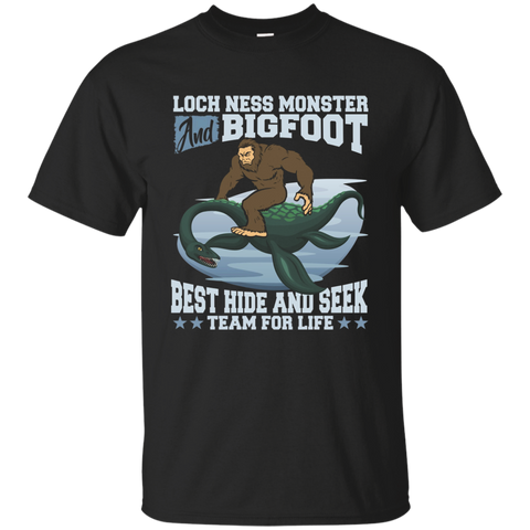Loch Ness Monster And Bigfoot Shirts Best Hide And Seek Team