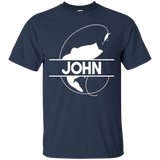 John Fishing Name Pocket T-shirt First Name Monogram_black=