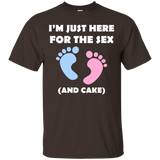 Im Just Here For The Sex Gender Reveal Shirt